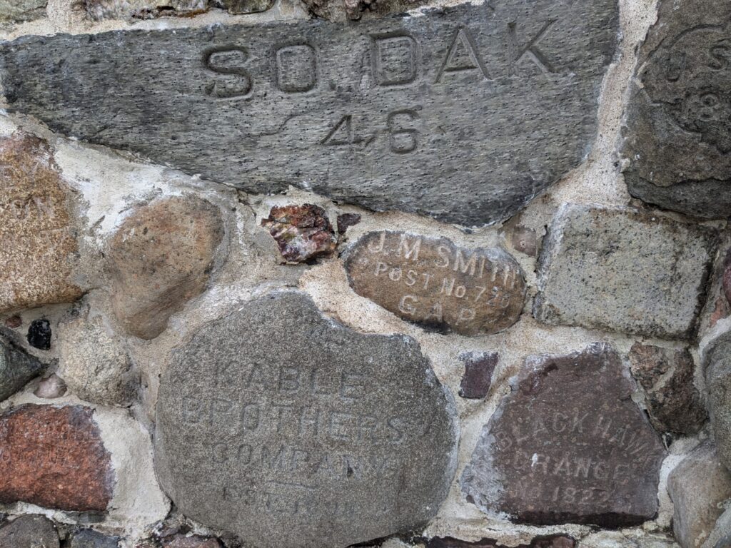 Veterans Memorial stones