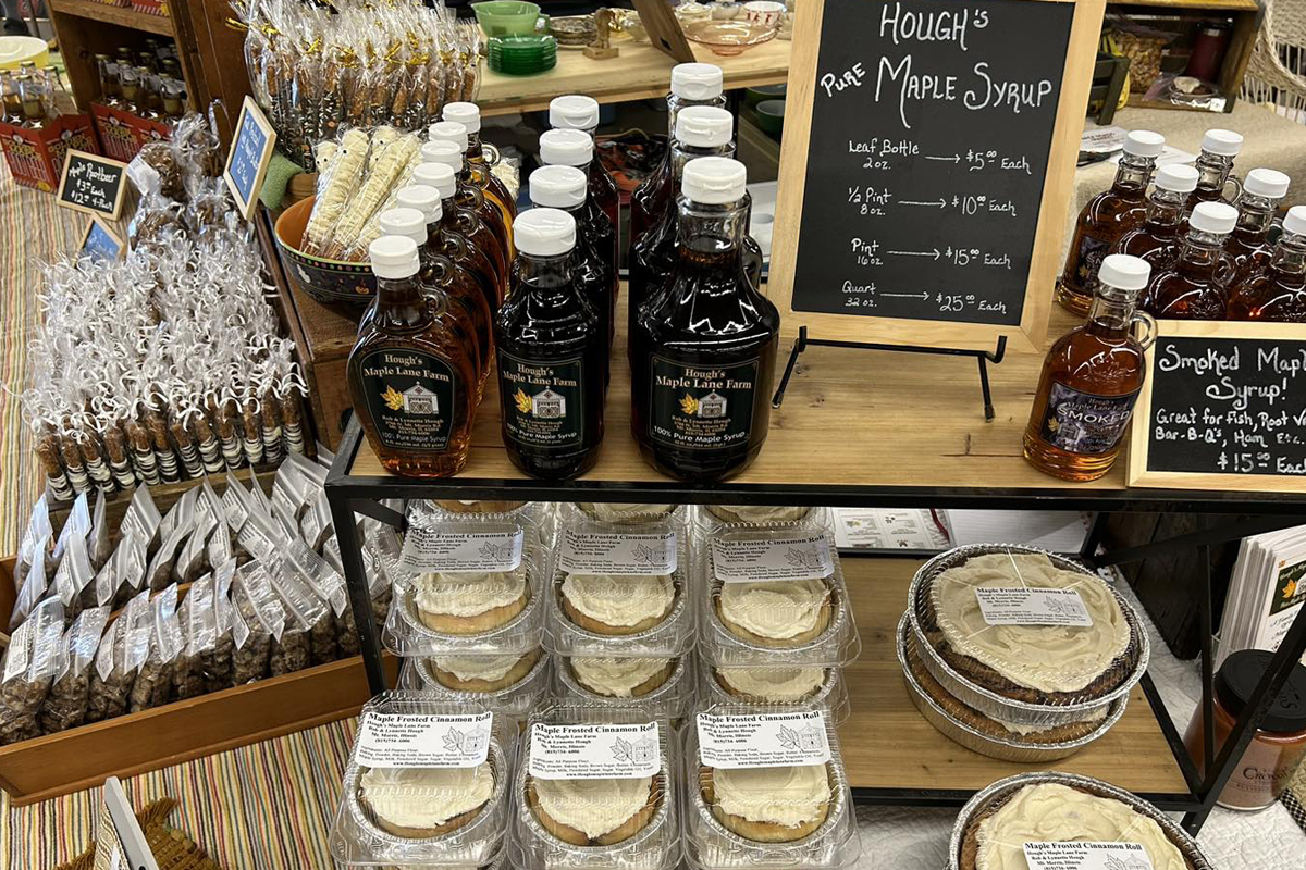 Shop Local! Support small businesses and shop local stores like Hough's Maple Farm in Mt. Morris, Illinois